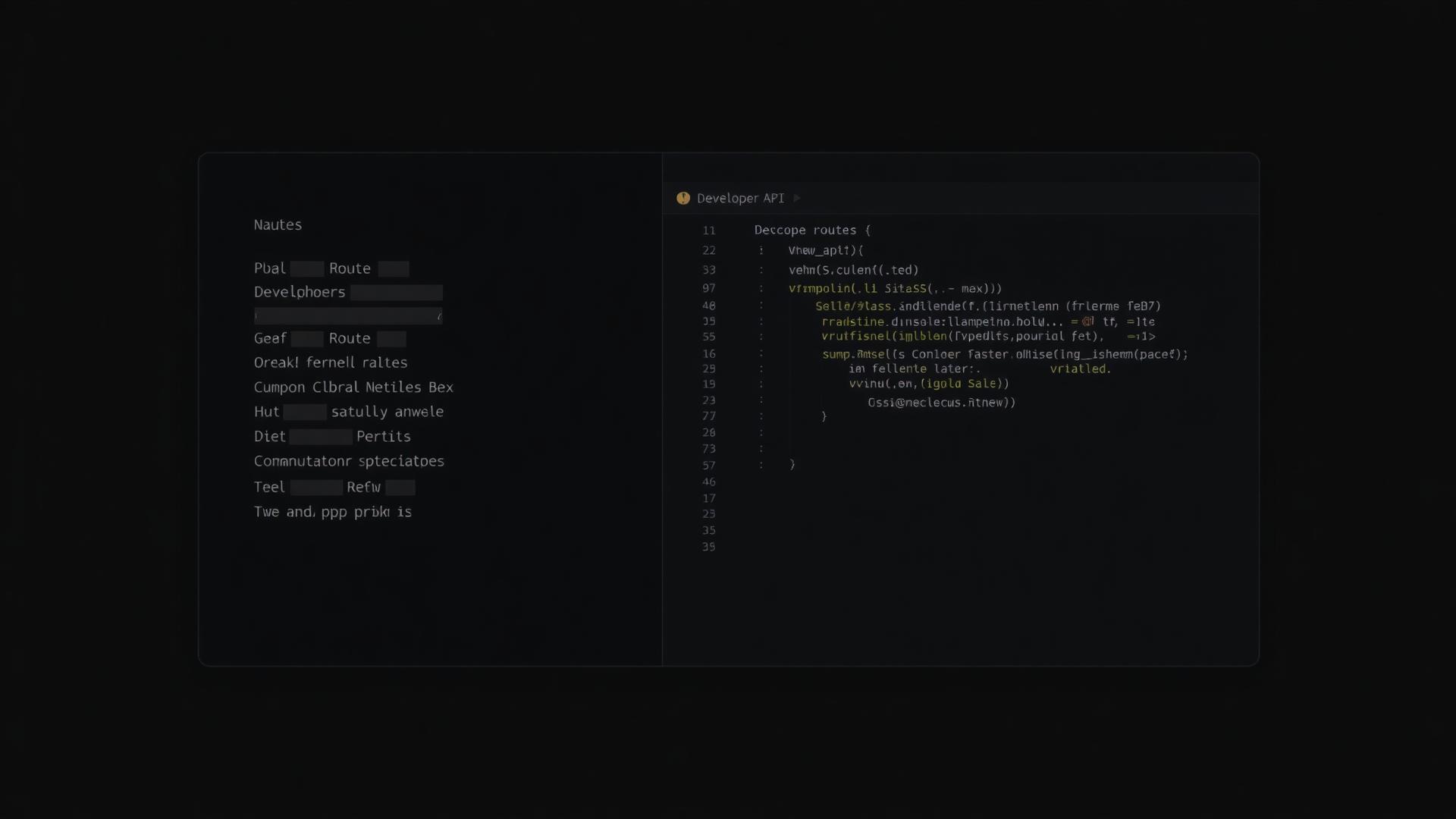 API and integration interface